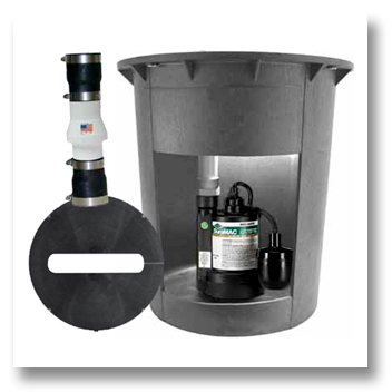 Pumps with Containment Sumps & Floats